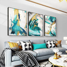 Load image into Gallery viewer, 100% Hand Painted Abstract Green Art Oil Painting On Canvas Wall Art Frameless Picture Decoration For Live Room Home Decor Gift