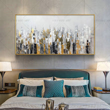 Load image into Gallery viewer, 100% Hand Painted Busy City Painting  Modern Art Picture For Living Room Modern Cuadros Canvas Art High Quality