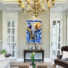 Load image into Gallery viewer, 100% Hand Painted Abstract Stars Elephant Painting On Canvas Wall Art Frameless Picture Decoration For Live Room Home Decor Gift