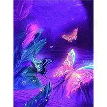 Load image into Gallery viewer, DIY 5D Diamond Painting Butterfly Animal Mosaic Full Round Rhinestone Diamond Embroidery Flowers Cross Stitch Kits Home Decor - SallyHomey Life's Beautiful