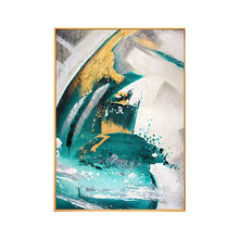 Load image into Gallery viewer, 100% Hand Painted Abstract Green Art Oil Painting On Canvas Wall Art Frameless Picture Decoration For Live Room Home Decor Gift