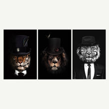 Load image into Gallery viewer, Modern Animal Canvas Art Wall Painting Print on Canvas Classy Tiger And lion Scandinavia Picture for Living Room Home Decoration - SallyHomey Life's Beautiful