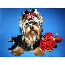 Load image into Gallery viewer, DIY 5D Diamond Painting Dog Cross Stitch Animal Diamond Embroidery Pictures Full Round Drill Mosaic Rhinestones Home Decor