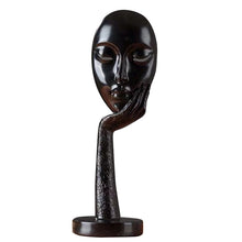 Load image into Gallery viewer, Modern Human Meditators Abstract Lady Face Character Resin Statues Sculpture Art Crafts Figurine Home Decorative Display