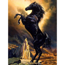 Load image into Gallery viewer, DIY 5D Full Diamond Painting Horse Cross Stitch Animal Diamond Embroidery Full Round Drill Home Decor Gift - SallyHomey Life's Beautiful