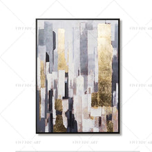 Load image into Gallery viewer, π₯ π₯ 100% Hand Painted Multi-Color Brush Blue Abstract Painting  Modern Art Picture Living Room Modern Cuadros Canvas Art High Quality