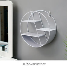 Load image into Gallery viewer, Living Room Geometric Shelves Nordic Style Creative Wall Decoration Metal Shelf Round Hexagon Storage Holder Rack Shelves