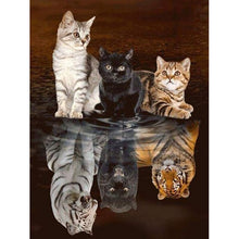 Load image into Gallery viewer, 5D DIY Diamond Painting Tiger Cross Stitch Full Round Drill Mosaic Animal Diamond Embroidery Manual Art Gift Home Decor Wall - SallyHomey Life's Beautiful
