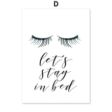 Load image into Gallery viewer, Flower High Heels Eyelash Fashion Quotes Wall Art Canvas Painting Nordic Posters And Prints Wall Pictures For Living Room Decor - SallyHomey Life's Beautiful