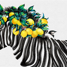 Load image into Gallery viewer, 100% Hand Painted Abstract Zebra Art Oil Painting On Canvas Wall Art Frameless Picture Decoration For Live Room Home Decor Gift