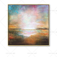 Load image into Gallery viewer,   100% Hand Painted Color View Shine Abstract Painting  Modern Art Picture For Living Room Modern Cuadros Canvas Art High Quality