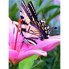Load image into Gallery viewer, DIY 5D Diamond Painting Butterfly Animal Mosaic Full Round Rhinestone Diamond Embroidery Flowers Cross Stitch Kits Home Decor - SallyHomey Life's Beautiful