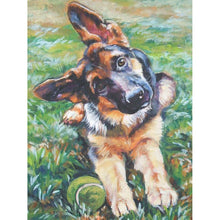 Load image into Gallery viewer, 5D Diamond Painting Dog Animal Mosaic Picture Rhinestone Full Round Diamond Embroidery Cross Stitch Art Christmas Gifts Dogs - SallyHomey Life's Beautiful