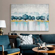 Load image into Gallery viewer, 100% Hand Painted Abstract View Art Oil Painting On Canvas Wall Art Frameless Picture Decoration For Living Room Home Decor Gift