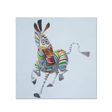 Load image into Gallery viewer, Modern Abstract Animal Art Painting on Canvas Poster and Print Wall Art Naughty zebra Picture for Living Room Quadros Home Decor - SallyHomey Life's Beautiful