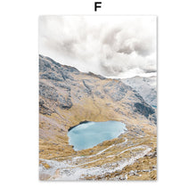 Load image into Gallery viewer, Mountain Leaf Highway Rice Yak Wall Art Canvas Painting Nordic Posters And Prints Landscape Wall Pictures For Living Room Decor - SallyHomey Life's Beautiful