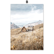 Load image into Gallery viewer, Mountain Leaf Highway Rice Yak Wall Art Canvas Painting Nordic Posters And Prints Landscape Wall Pictures For Living Room Decor - SallyHomey Life's Beautiful