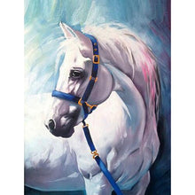 Load image into Gallery viewer, 5D Diamond Painting Horse Animal Mosaic Diamond Embroidery Full Round Drill Cross Stitch DIY Rhinestones Home Decor - SallyHomey Life's Beautiful