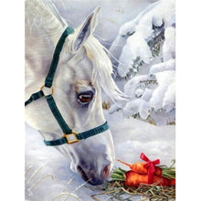 Load image into Gallery viewer, DIY 5D Full Diamond Painting Horse Cross Stitch Animal Diamond Embroidery Full Round Drill Home Decor Gift - SallyHomey Life's Beautiful