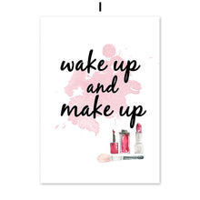 Load image into Gallery viewer, Flower High Heels Eyelash Fashion Quotes Wall Art Canvas Painting Nordic Posters And Prints Wall Pictures For Living Room Decor - SallyHomey Life's Beautiful