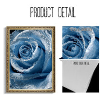 Load image into Gallery viewer, Blue Dandelion Rose Leaf Sea Quote Wall Art Canvas Painting Nordic Posters And Prints Plant Wall Pictures For Living Room Decor - SallyHomey Life's Beautiful