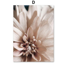 Load image into Gallery viewer, Pink Dahlia Close Up Poster Blooming Rose Nordic Posters And Prints Wall Art Canvas PaintingWall Pictures For Living Room Decor - SallyHomey Life's Beautiful