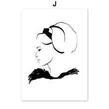 Load image into Gallery viewer, Fashion Sexy Girl High Heels Black White Wall Art Canvas Painting Nordic Posters And Prints Wall Pictures For Living Room Decor - SallyHomey Life's Beautiful