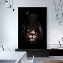 Load image into Gallery viewer, Modern Animal Canvas Art Wall Painting Print on Canvas Classy Tiger And lion Scandinavia Picture for Living Room Home Decoration - SallyHomey Life's Beautiful