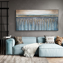 Load image into Gallery viewer, 100% Hand Painted Abstract Golden Beach Painting On Canvas Wall Art Frameless Picture Decoration For Live Room Home Decor Gift