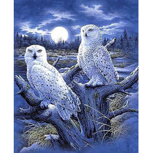 Load image into Gallery viewer, DIY Eagle 5D Diamond Painting Full Round Drill Owl Diamond Embroidery Animal Mosaic Rhinestones Cross Stitch Art Wall Home Decor - SallyHomey Life's Beautiful