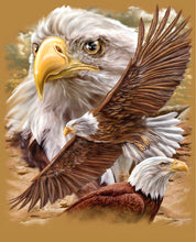 Load image into Gallery viewer, 5D Eagle Diamond Painting Owl&dragon Cross Stitch Animal Diamond Embroidery Full Round Drill Wall Art Home Decor Gift - SallyHomey Life's Beautiful