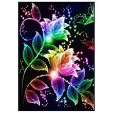 Load image into Gallery viewer, DIY 5D Diamond Painting Animal Cross Stitch Butterfly Diamond Embroidery Flowers Full Round Drill Mosaic Rhinestones Home Decor - SallyHomey Life's Beautiful
