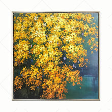 Load image into Gallery viewer, 100% Hand Painted modern home decor wall art picture white pink Cherry Blossom tree thick palette knife oil painting on canvas