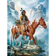 Load image into Gallery viewer, 5D Diamond Painting Cross Stitch DIY Horse Animal Rhinestone Diamond Embroidery Full Round Drill Home Decor Gift - SallyHomey Life's Beautiful