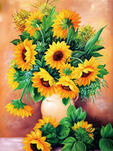 Load image into Gallery viewer, DIY 5D Diamond Painting Flower Arrangement Cross Stitch Flower Diamond Embroidery Full Round Drill Rhinestones Art Home Decor