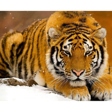 Load image into Gallery viewer, 5D Diamond Painting Tiger Cross Stitch DIY Diamond Embroidery Mosaic Animal Patterns Rhinestone Kits Full Round Drill Home Decor - SallyHomey Life's Beautiful