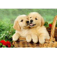 Load image into Gallery viewer, Diy Dog 5D Diamond Painting Cross Stitch Full Round Drill Diamond Embroidery Mosaic Rhinestone Handmade Gift Home Decor