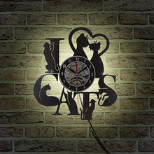 Load image into Gallery viewer, Cats  Wall Clock - SallyHomey Life&#39;s Beautiful