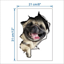 Load image into Gallery viewer, Cats 3D Wall Sticker Toilet Stickers Hole View Vivid Dogs Bathroom Home Decoration Animal Vinyl Decals Art Sticker Wall Poster - SallyHomey Life's Beautiful