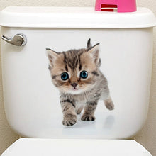 Load image into Gallery viewer, Cats 3D Wall Sticker Toilet Stickers Hole View Vivid Dogs Bathroom Home Decoration Animal Vinyl Decals Art Sticker Wall Poster - SallyHomey Life's Beautiful