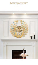 Load image into Gallery viewer, Double Peacock Wall - SallyHomey Life's Beautiful