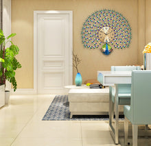 Load image into Gallery viewer, Large Peacock  Digital Wall Clocks - SallyHomey Life's Beautiful