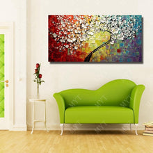 Load image into Gallery viewer, New 100% Hand-painted Abstract Oil Painting modern tree 3D Knife flower Painting on the Canvas Pictures wall Art Home Decoration - SallyHomey Life's Beautiful