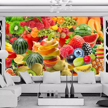 Load image into Gallery viewer, Custom Photo Self Adhesive Wallpaper Murals 3D Fruit Picture Wall Painting Living Room Restaurant Kitchen Decoration Large Mural - SallyHomey Life's Beautiful