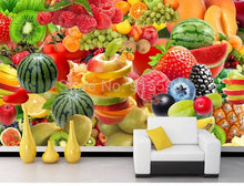 Load image into Gallery viewer, Custom Photo Self Adhesive Wallpaper Murals 3D Fruit Picture Wall Painting Living Room Restaurant Kitchen Decoration Large Mural - SallyHomey Life's Beautiful