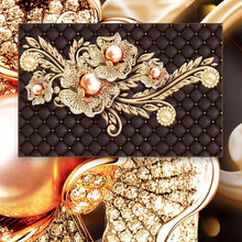 Load image into Gallery viewer, Custom Mural Wallpaper Black Jewel Diamond Pearl Flower European Style Living Room Bedroom TV Background Wall Painting Pictures - SallyHomey Life's Beautiful