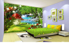 Load image into Gallery viewer, Custom Mural Wallpaper Waterproof Papel De Parede 3D Kids Room Baby Bedroom Background Wall Green Forest Picture Decor Painting - SallyHomey Life's Beautiful