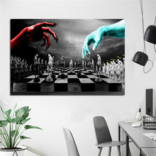 Load image into Gallery viewer, Good and Evil Chess Posters and Canvas Printing - SallyHomey Life&#39;s Beautiful