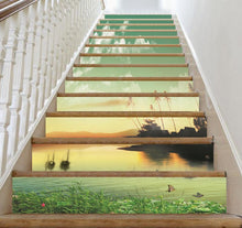 Load image into Gallery viewer, 3D Lake Sunset Scenery Decoration 13Pcs/set - SallyHomey Life's Beautiful