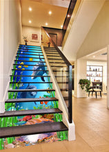 Load image into Gallery viewer, 3D Dolphin Stair decor   13Pcs/set - SallyHomey Life's Beautiful